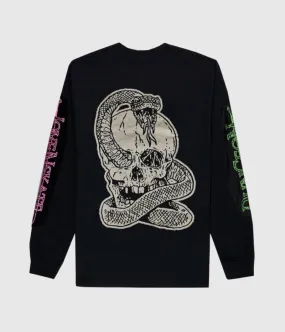 Lovenskate x Dungeon Longsleeve pocket Tee Black