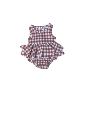 Madi Gingham Romper