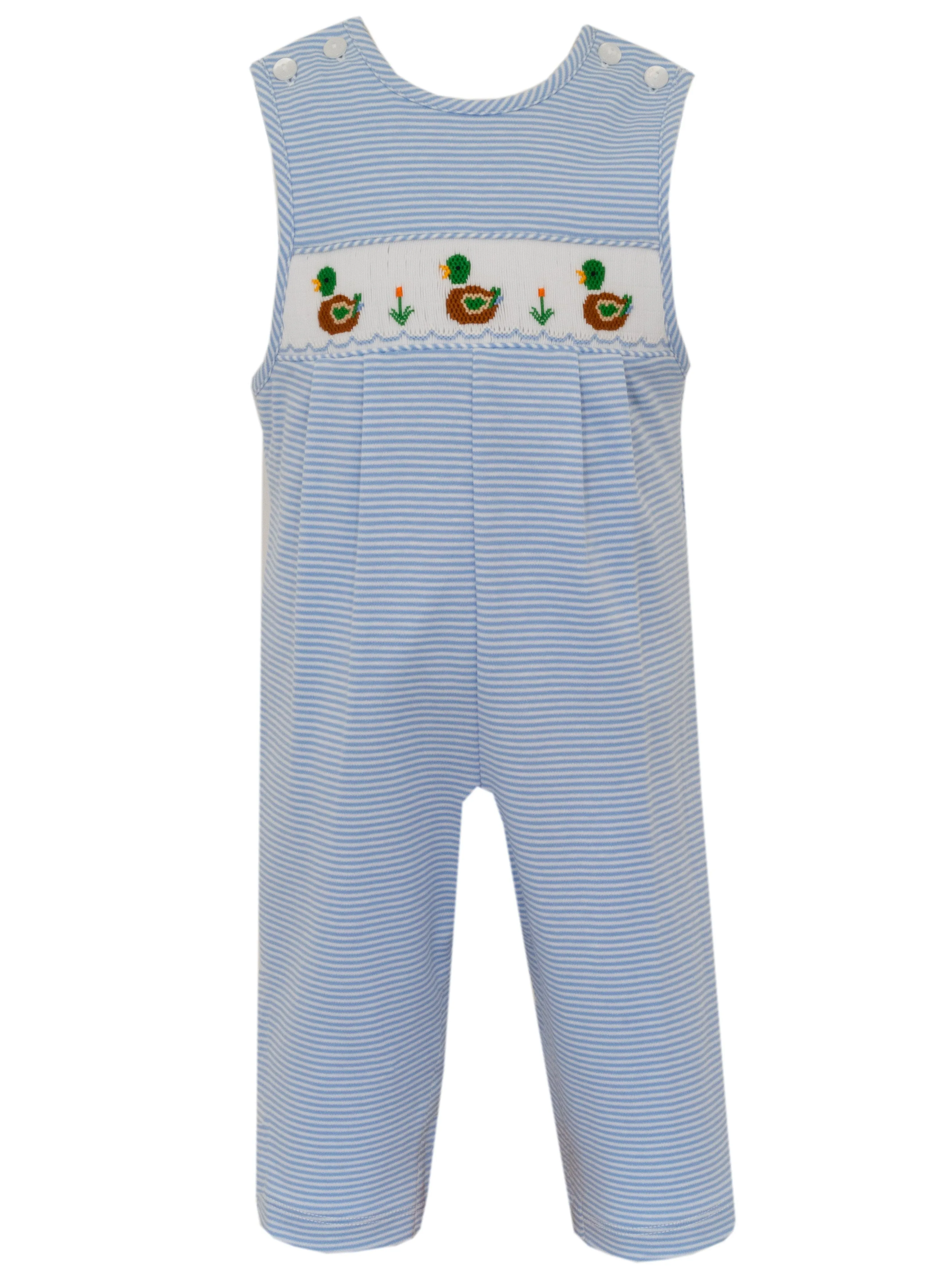 Mallard Duck Knit Jon Jon- Blue Stripe