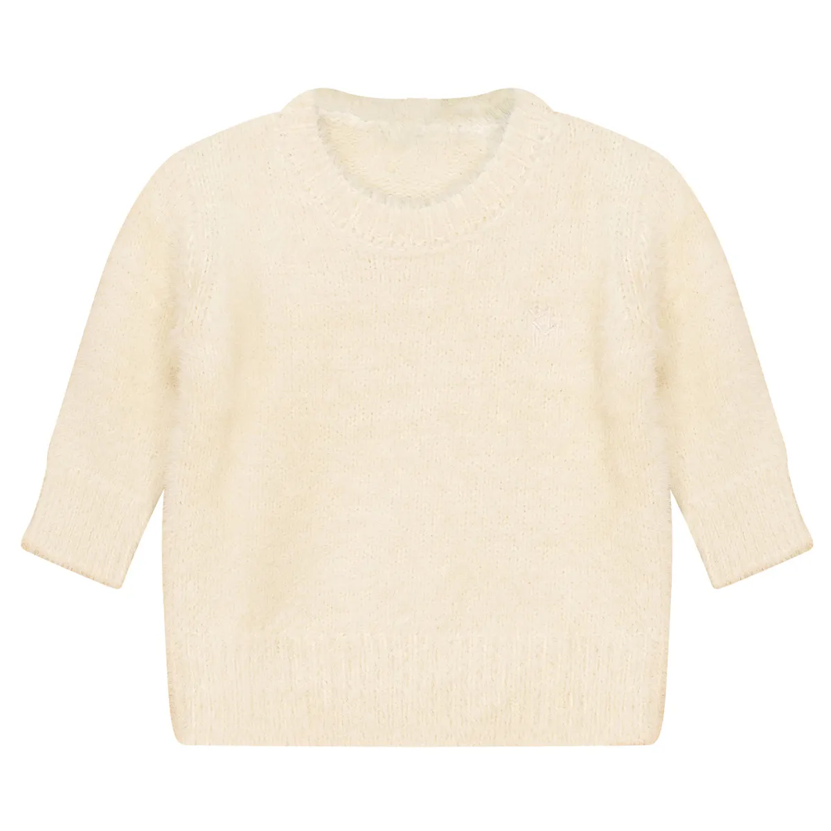 MANN 2PC MOHAIR SWEATER WITH SUSPENDERS OVERALL SET
