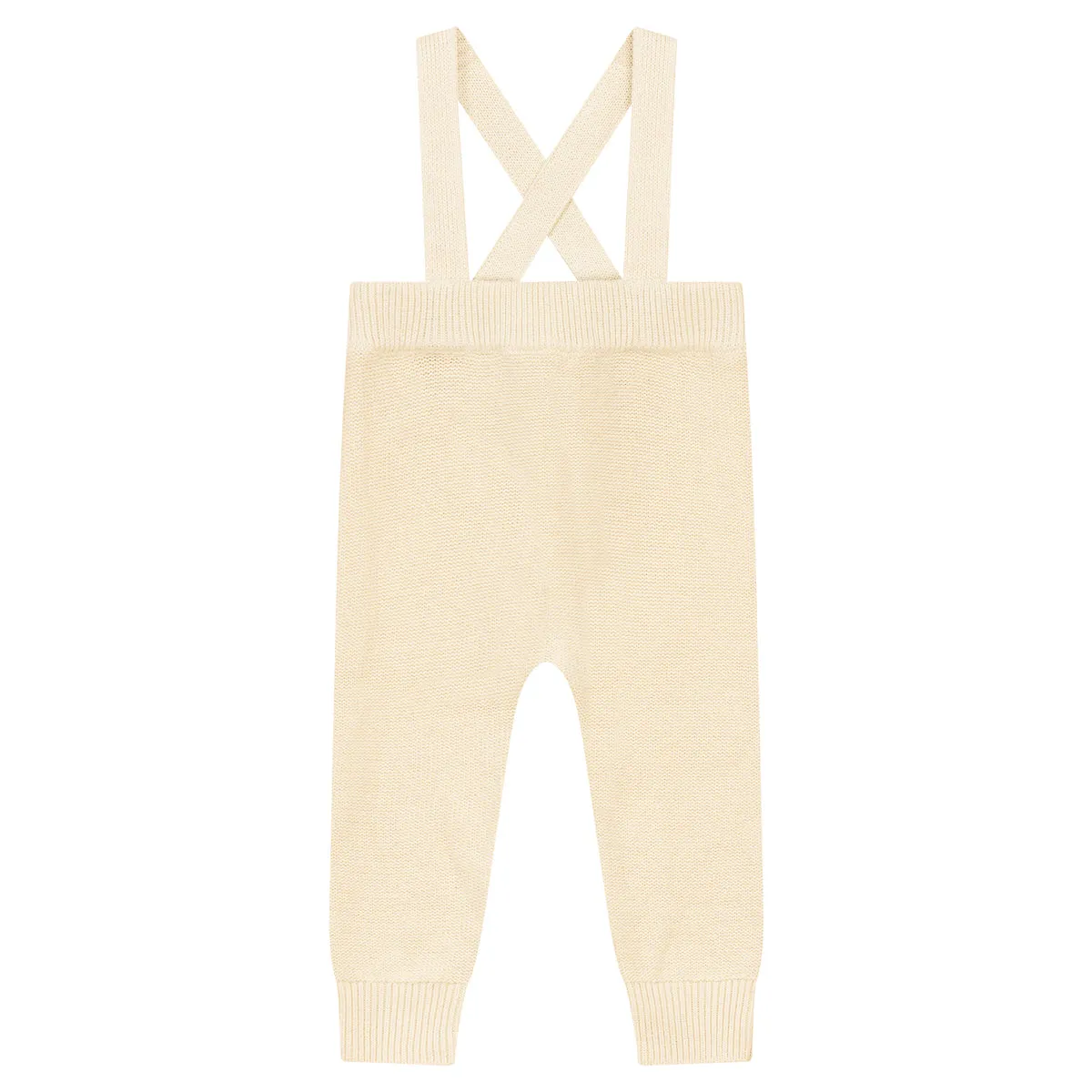 MANN 2PC MOHAIR SWEATER WITH SUSPENDERS OVERALL SET