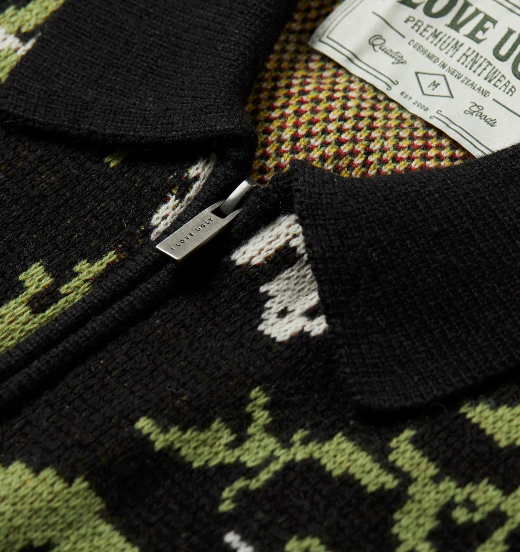 Mario Knit Sweater - Dark Floral