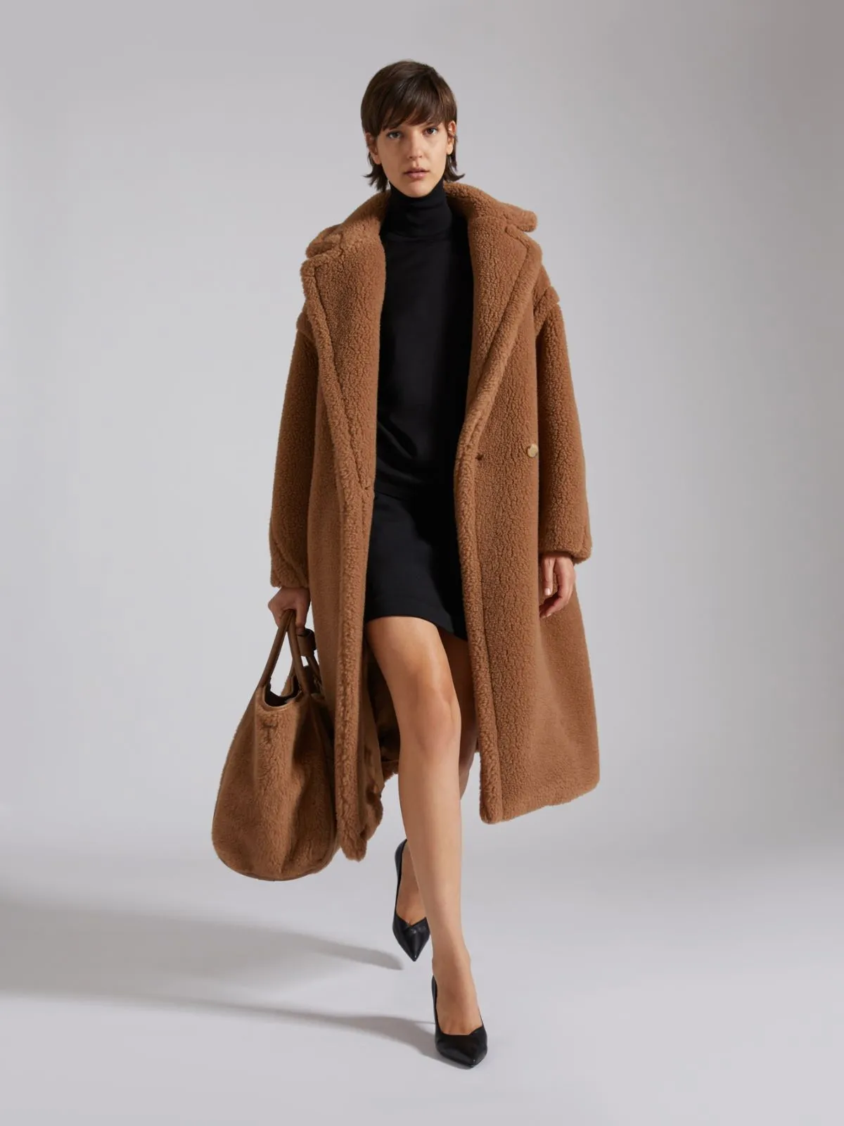 MAX MARA Teddy Bear Icon Coat Camel