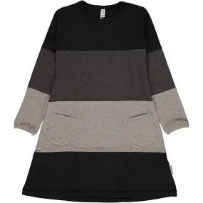 Maxomorra Monochrome Long Sleeve Block Dress