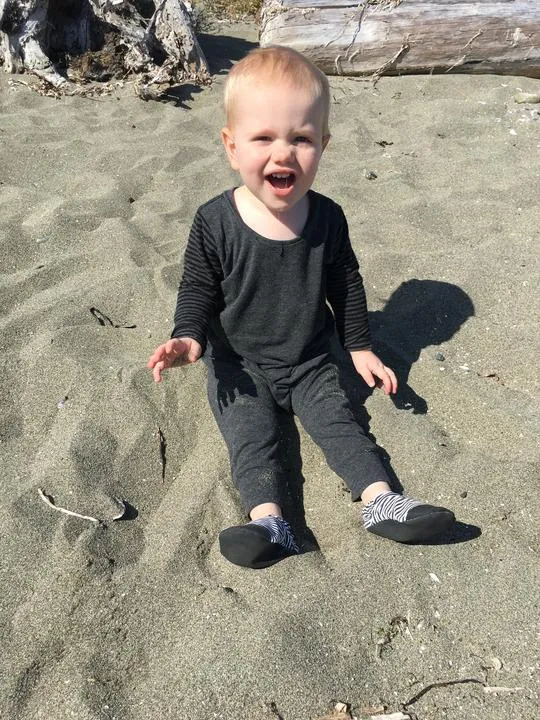 Medium Grey Linen Romper