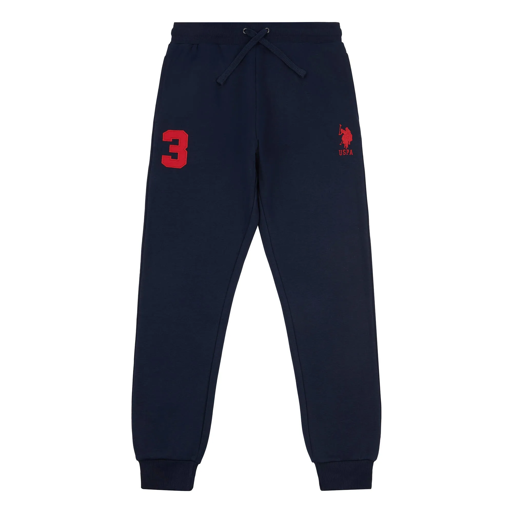 Mens Player 3 Joggers in Dark Sapphire Navy / Haute Red DHM
