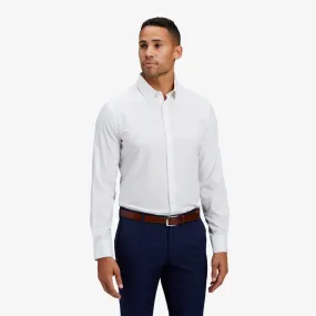 Mizzen Main Leeward Formal Dress Shirt in Solid White