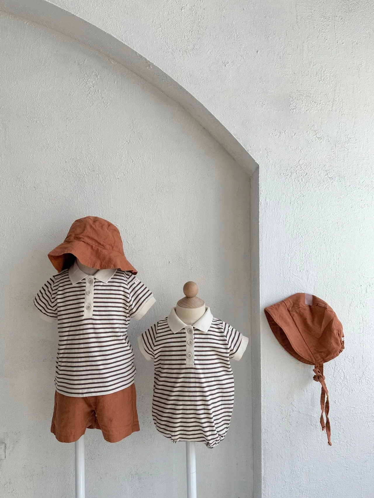 Monbebe Caramel Collar Romper _2 Colours
