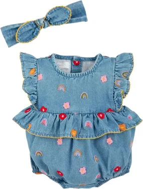 Mud Pie Rainbow Romper