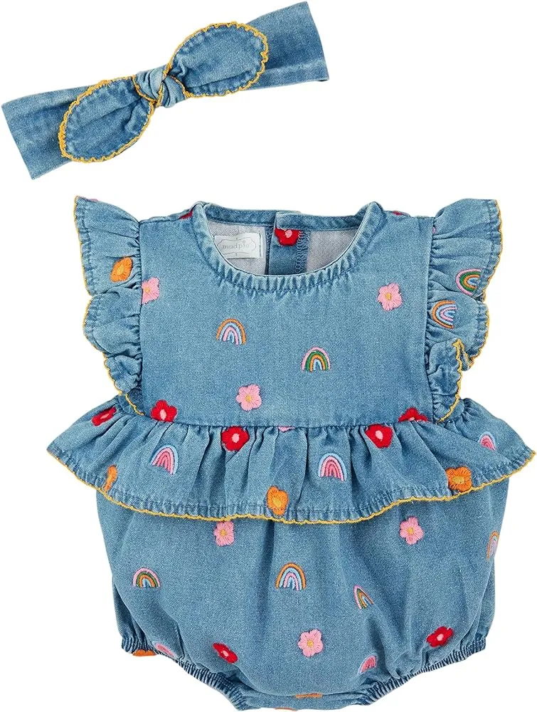 Mud Pie Rainbow Romper
