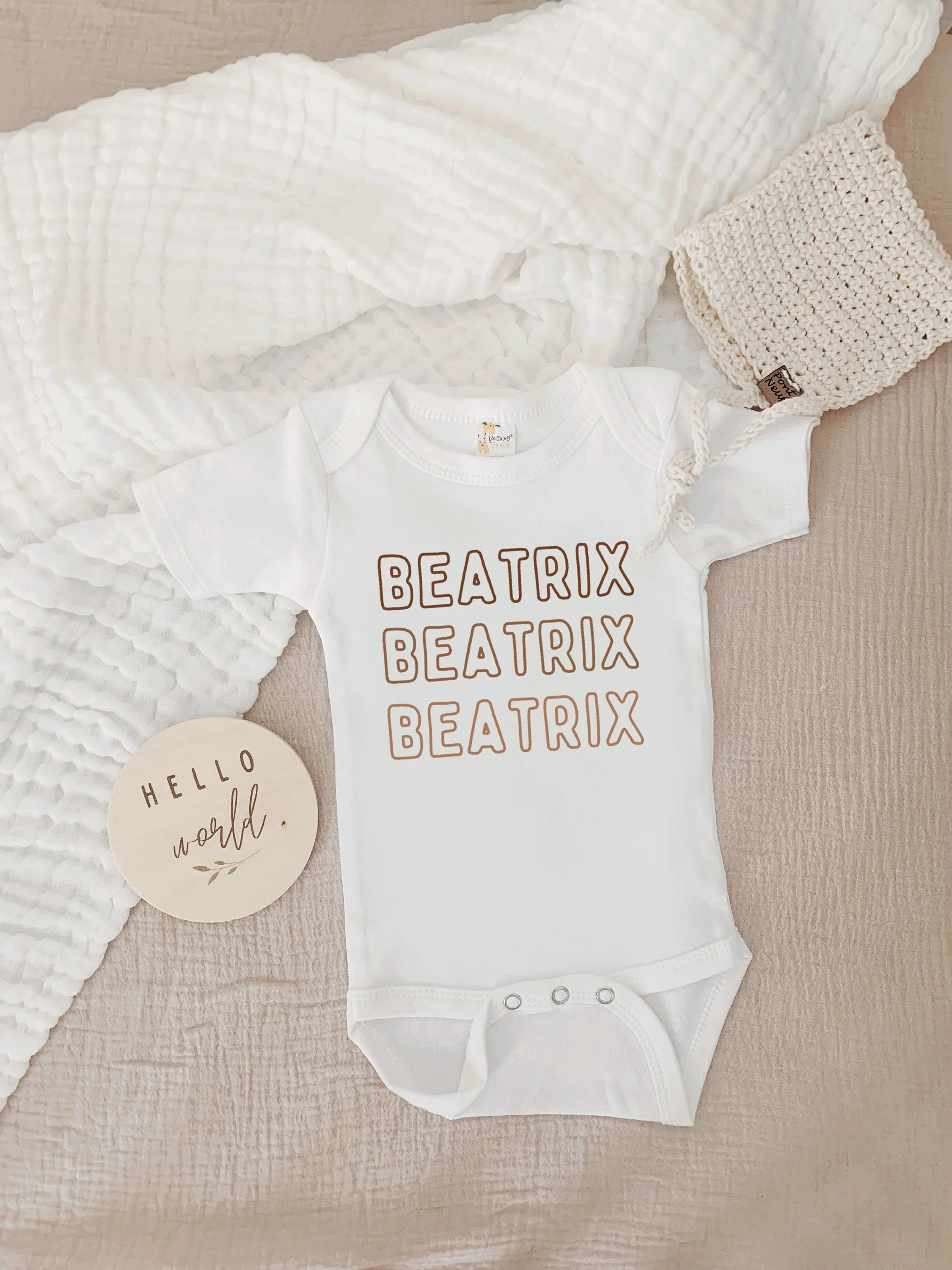 Neutral Baby Romper, Baby Name Baby Outfit, Neutral baby, Custom Baby Romper, Custom Baby Gift, baby Name Clothes
