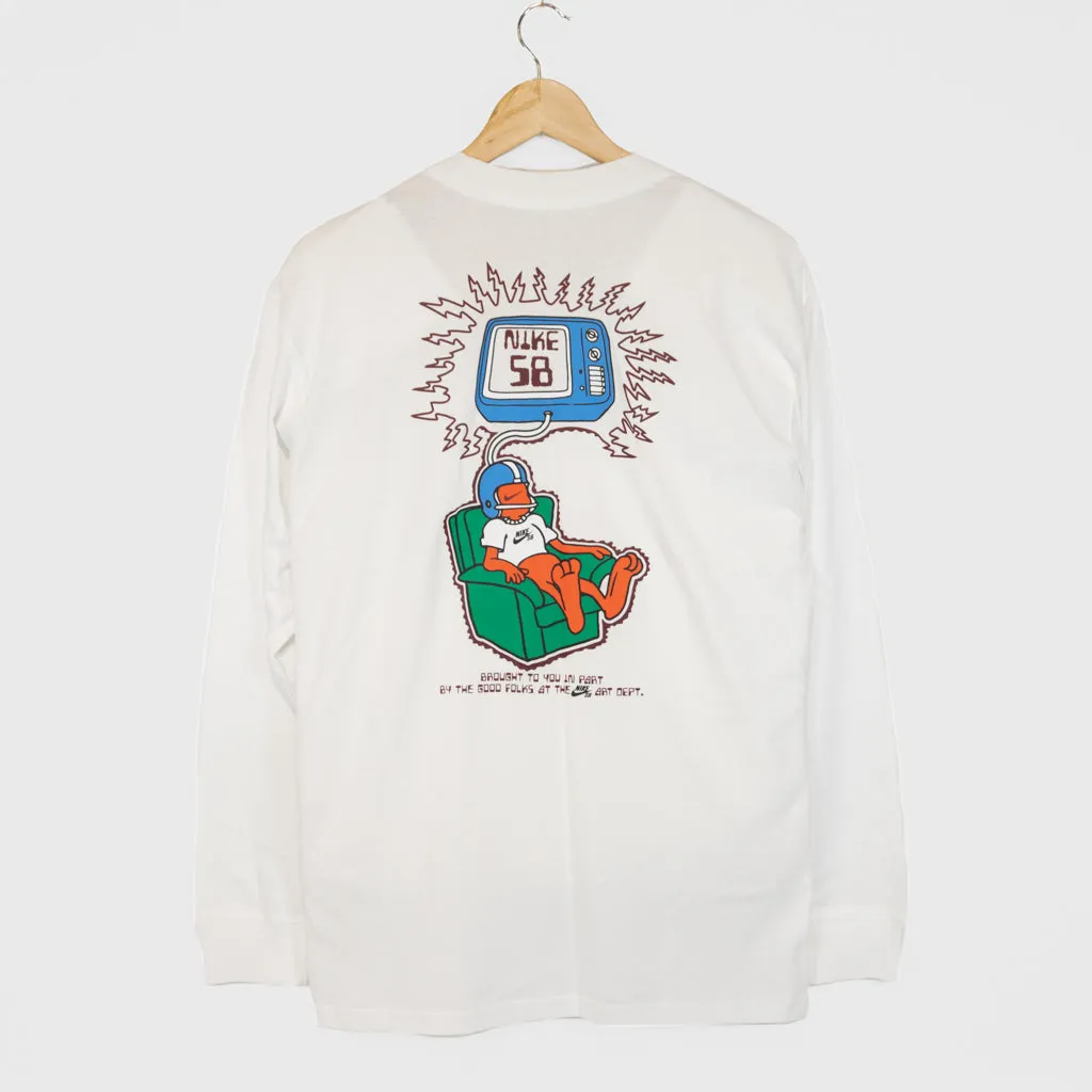 Nike SB - TV Longsleeve T-Shirt - White