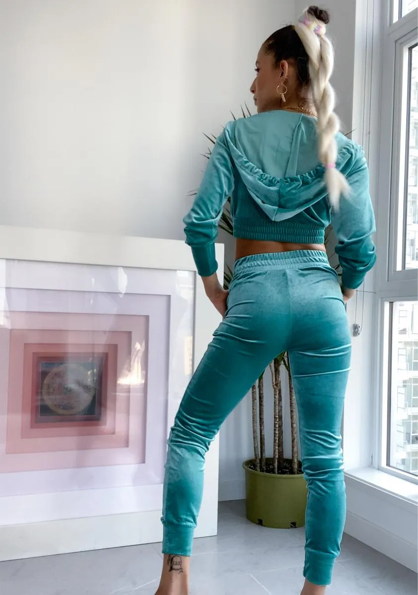 Obsessed With Me Velour Tracksuit