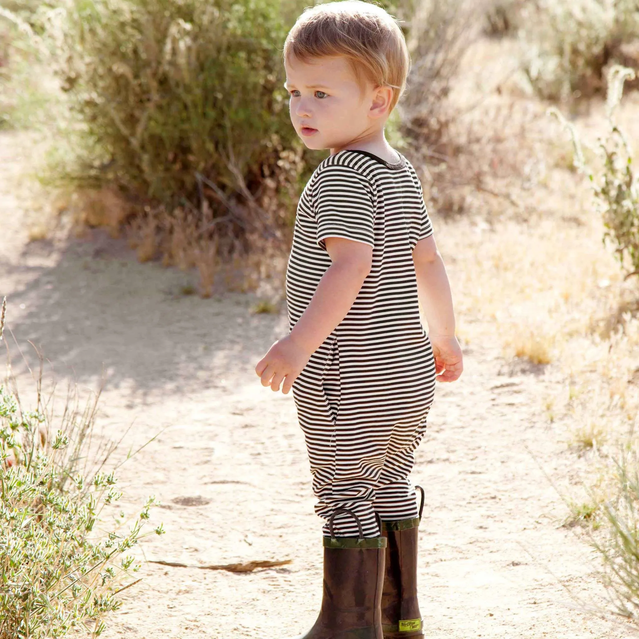 Organic Romper Stripes (18M-4T) Same Day Shipping!