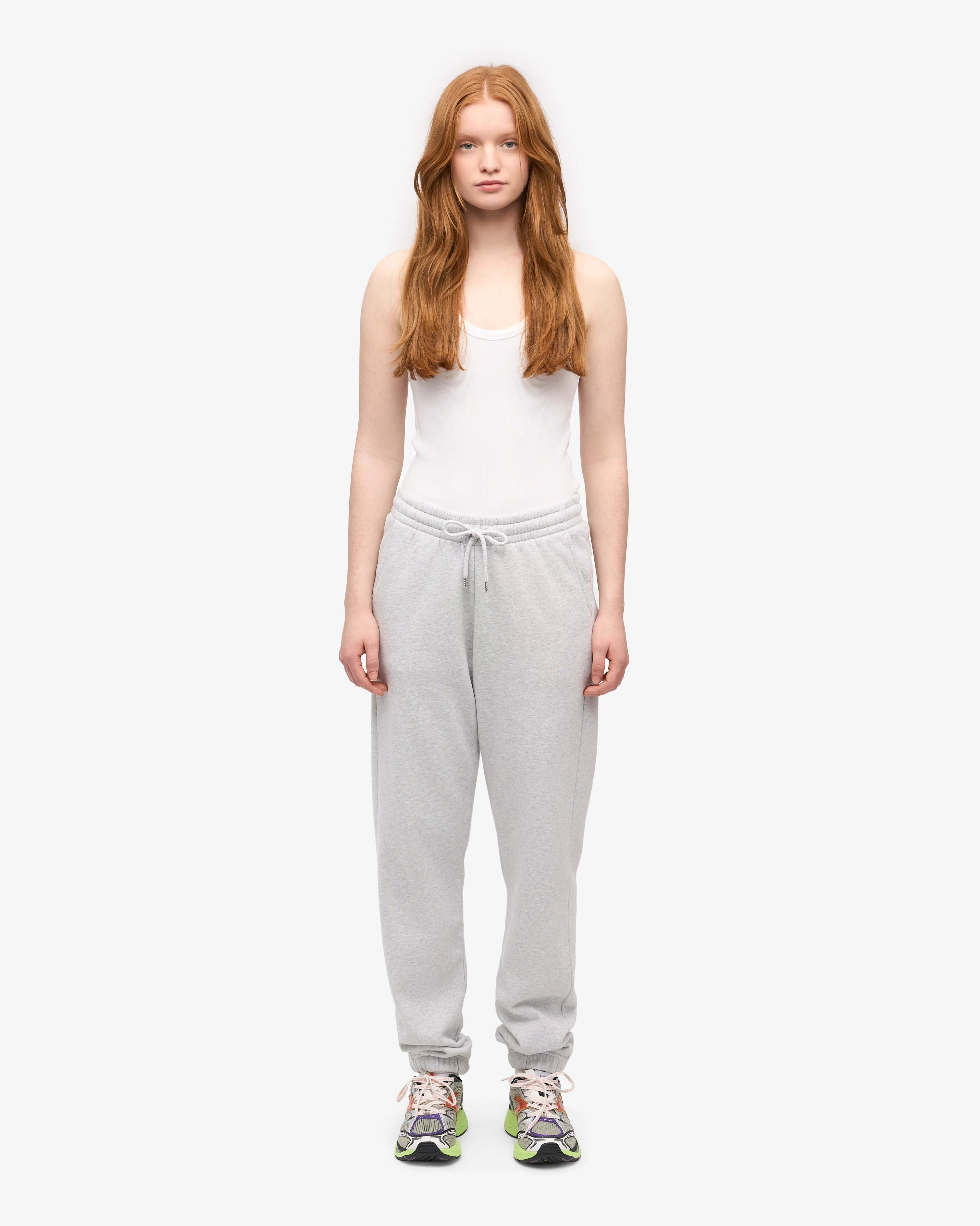 Organic Sweatpants - Snow Melange