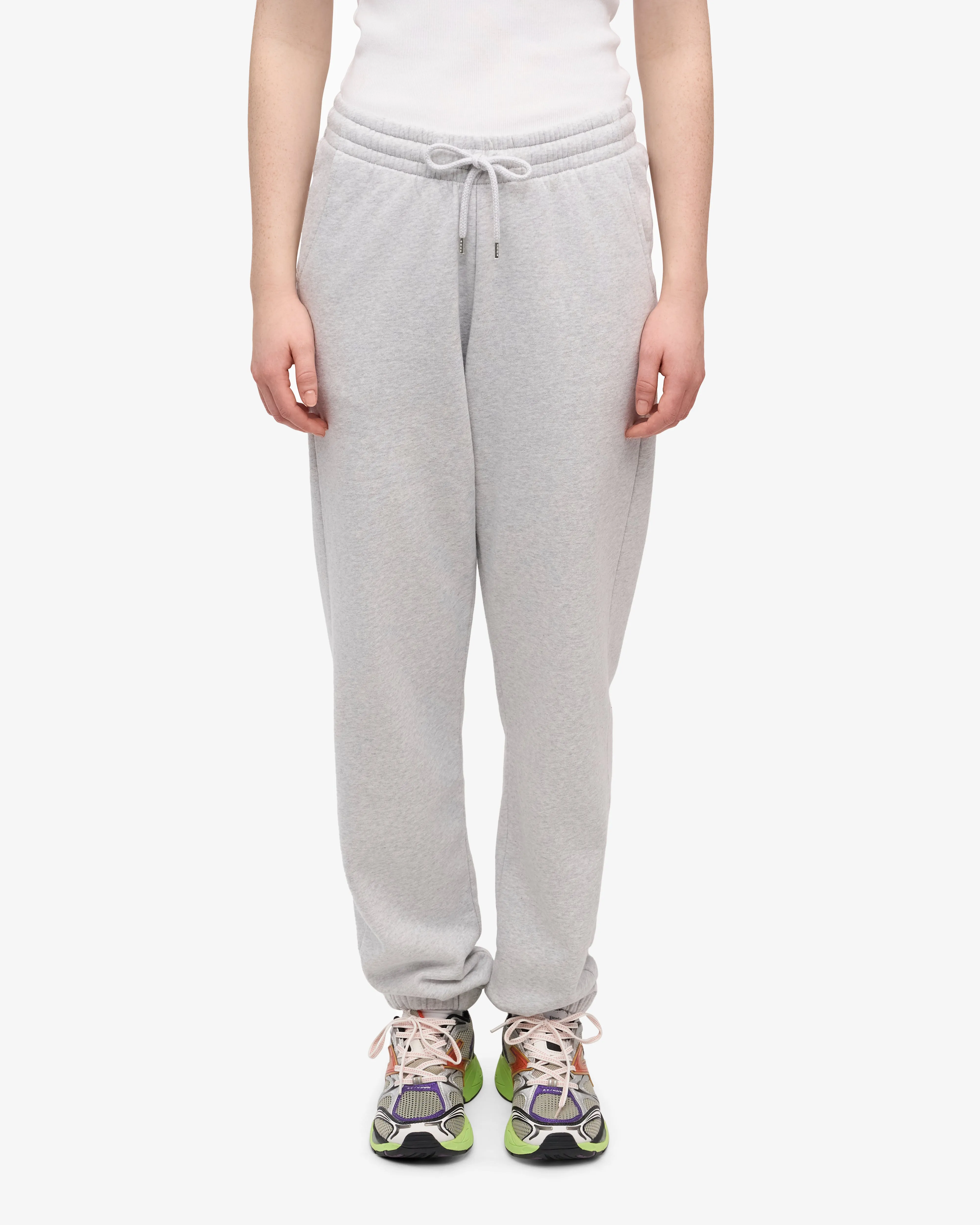 Organic Sweatpants - Snow Melange