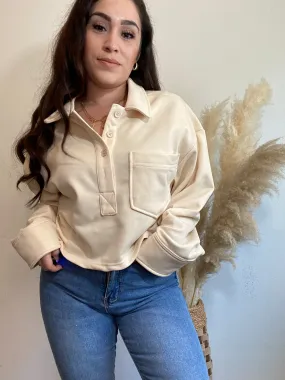 Oversized Cropped Sweater
