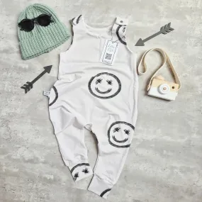 Painted Faces Kids Dungarees