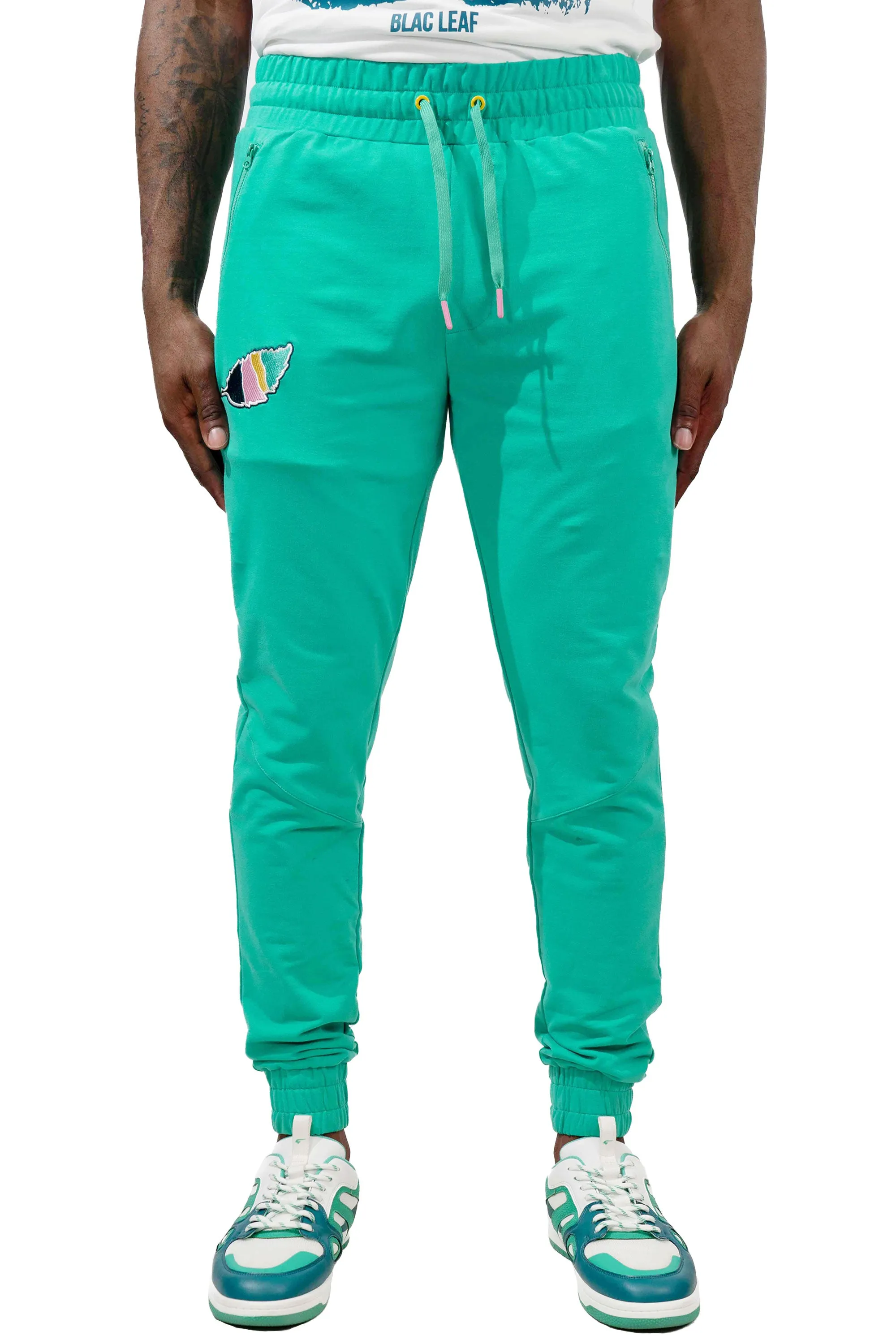 Patchwork Leaf Jogger