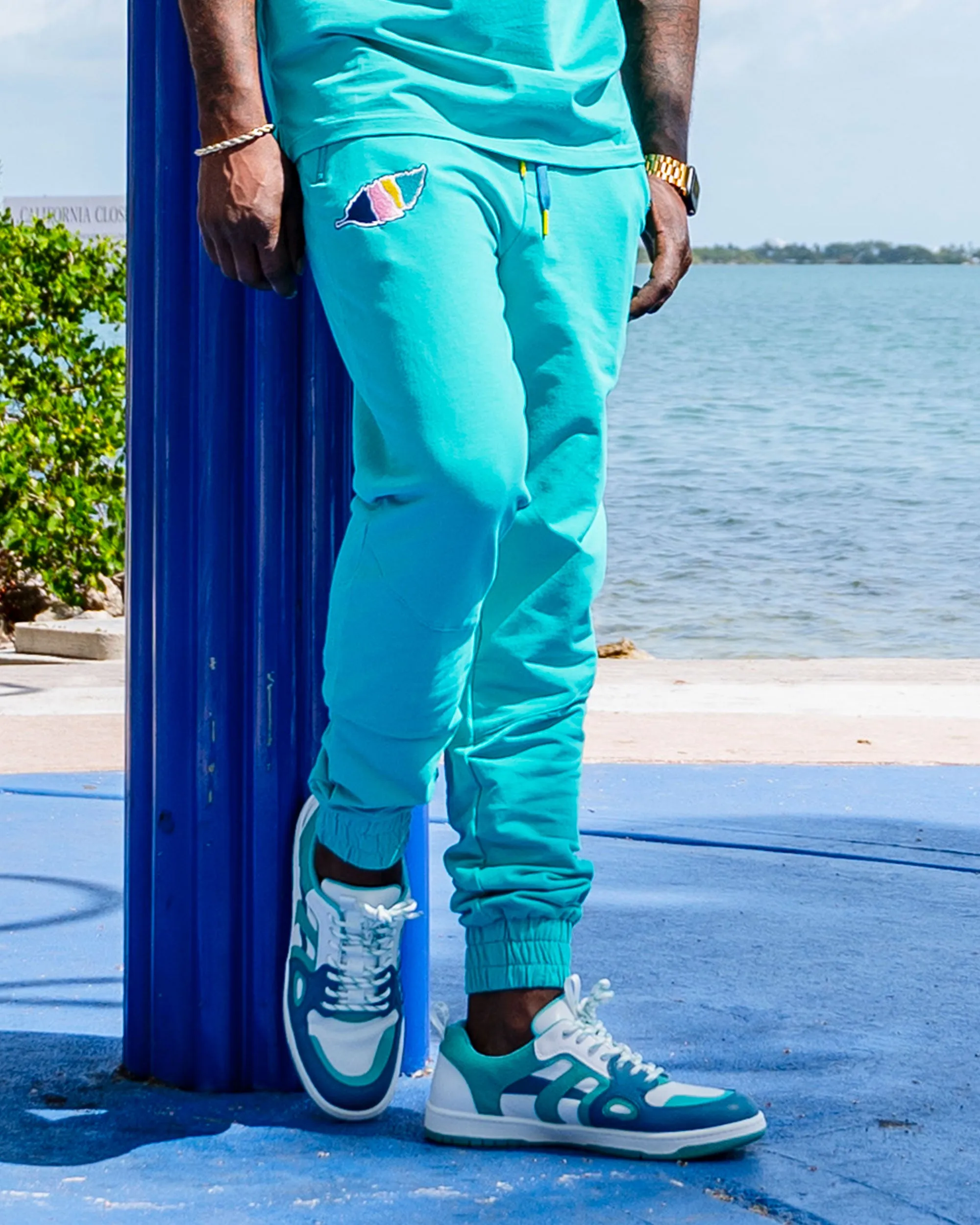 Patchwork Leaf Jogger