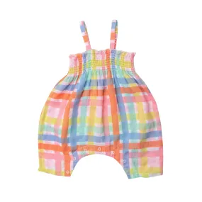 Plaid Romper