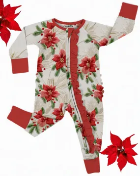 Poinsettia Tabernacle | Ruffle Bamboo Zippy | Discontinued Style