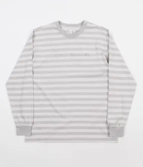 Polar Signature Striped Long Sleeve T-Shirt - Grey