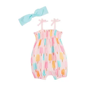 Popsicle Romper & Headband Set