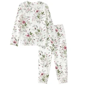 Pretty Petals Girl's Bamboo Pajama Set