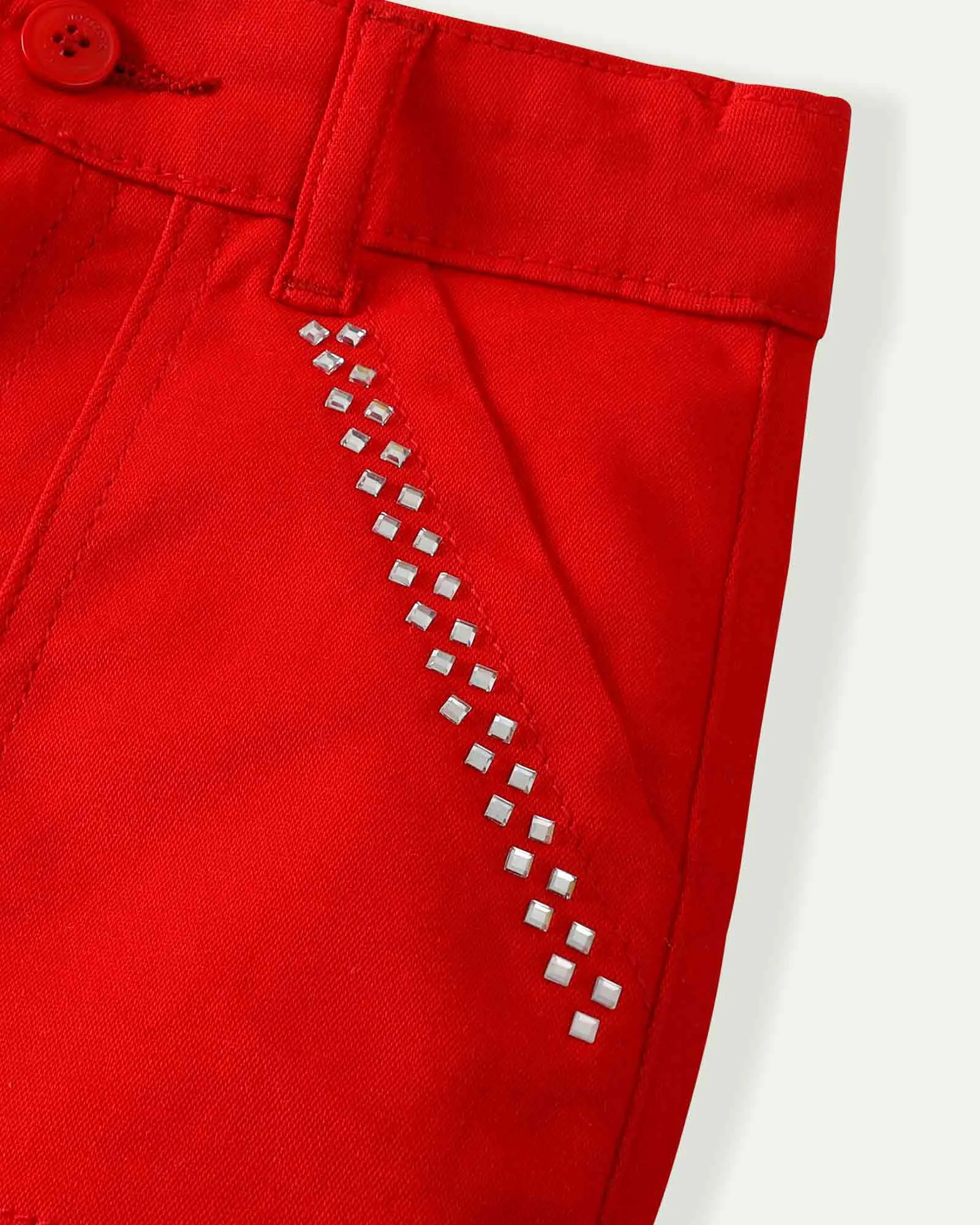 Red Bling Culottes