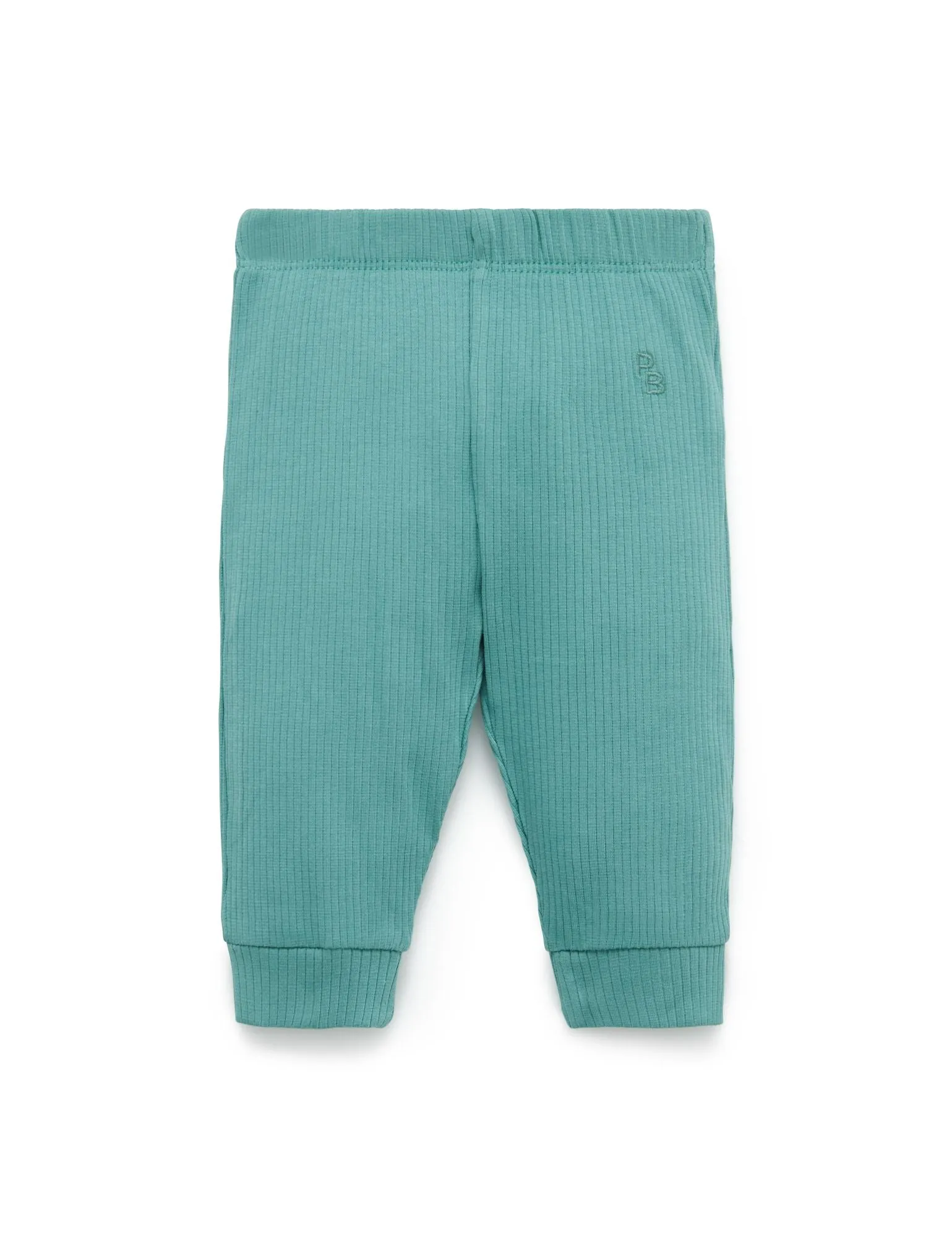 RIB LEGGINGS - MOSS GREEN