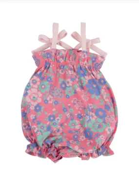 Rosey Romper - Mt Paran Mini Flora/Palm Beach Pink