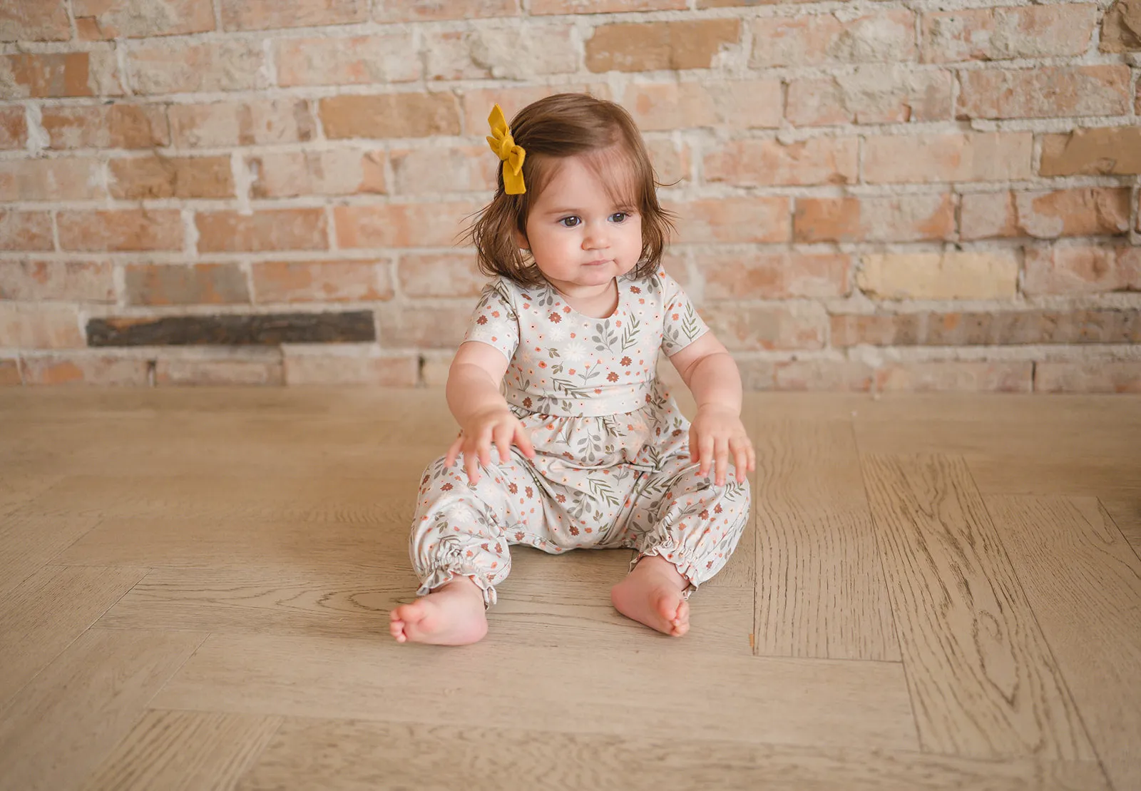Rosie Romper in Autumn Harvest