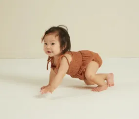 Rylee   Cru Girls Baby & Toddler Terracotta KAIA Romper