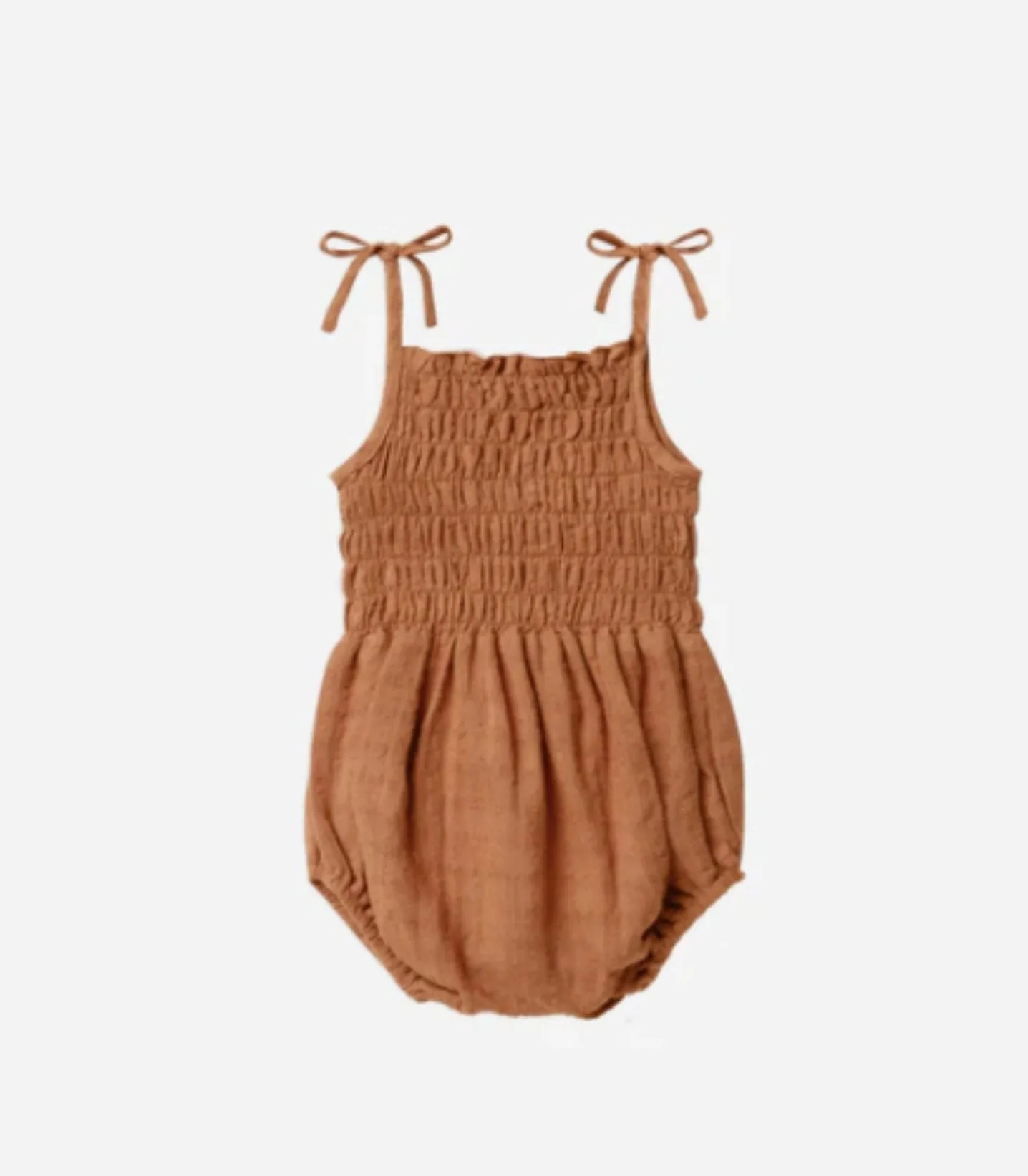 Rylee   Cru Girls Baby & Toddler Terracotta KAIA Romper