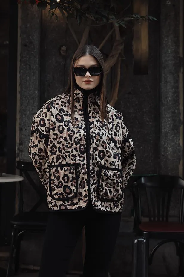RYN Leopard Quilted Jacket - Leopard - Franklin