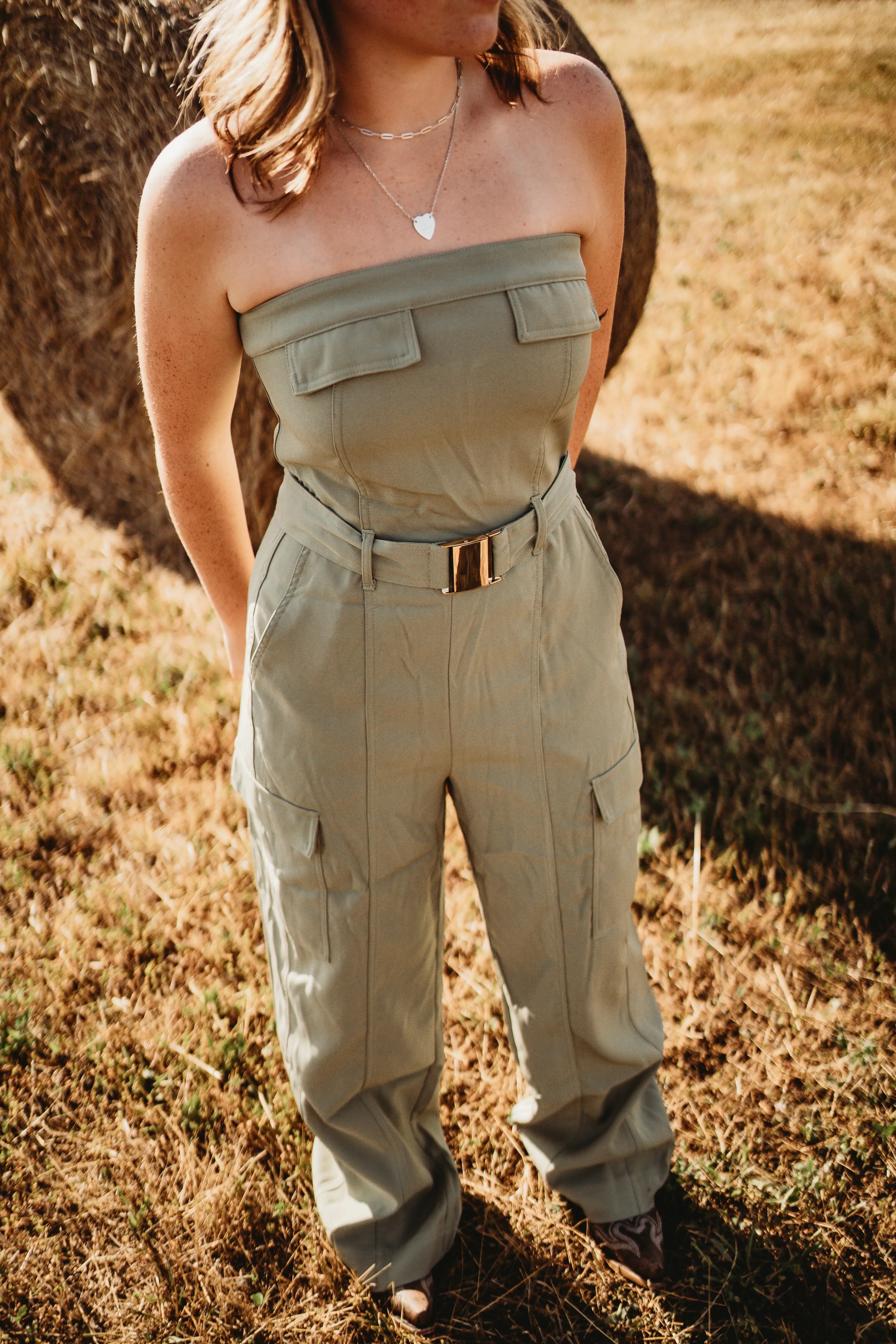 Sale ✨Jenny Sage Strapless Jumper