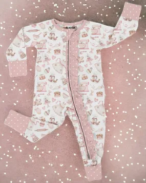 Santa's Bakery | Ruffle Bamboo Zippy | Discontinued Style