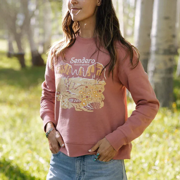Sendero Desert Bloom Crewneck