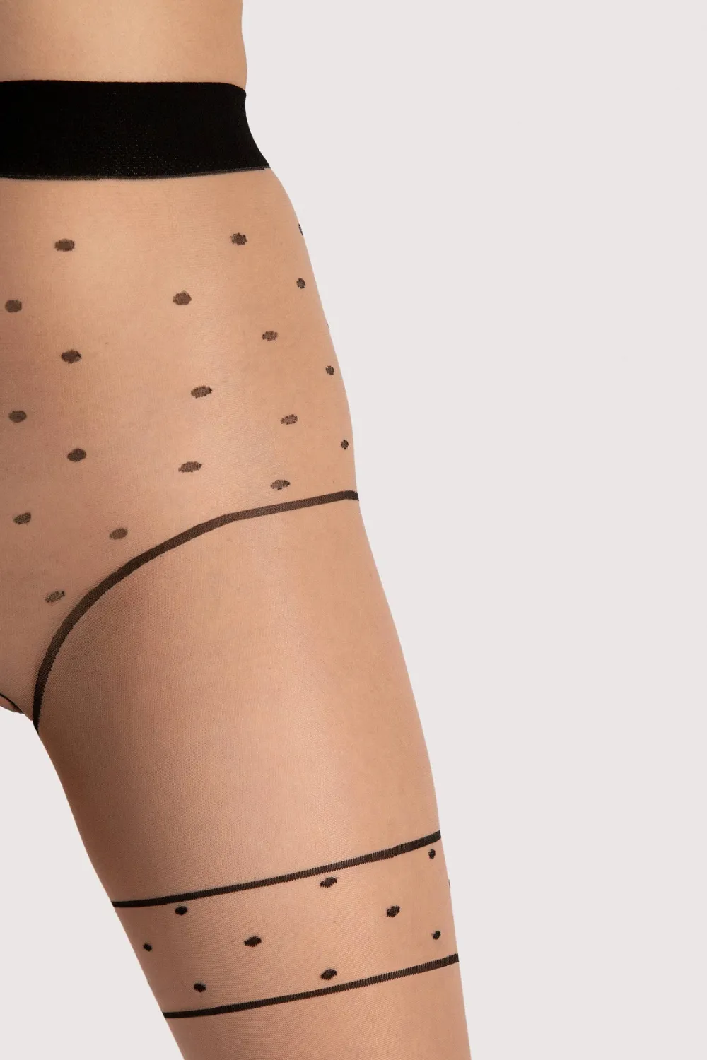 Sensual Starlight Crotchless Tights 20 Denier