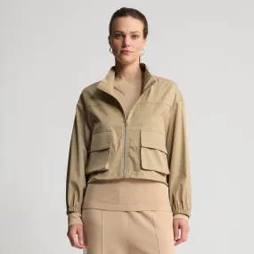 Simi - Cropped Windbreaker - Butterscotch