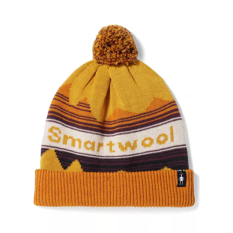 SmartWool Knit Winter Pattern POM Beanie