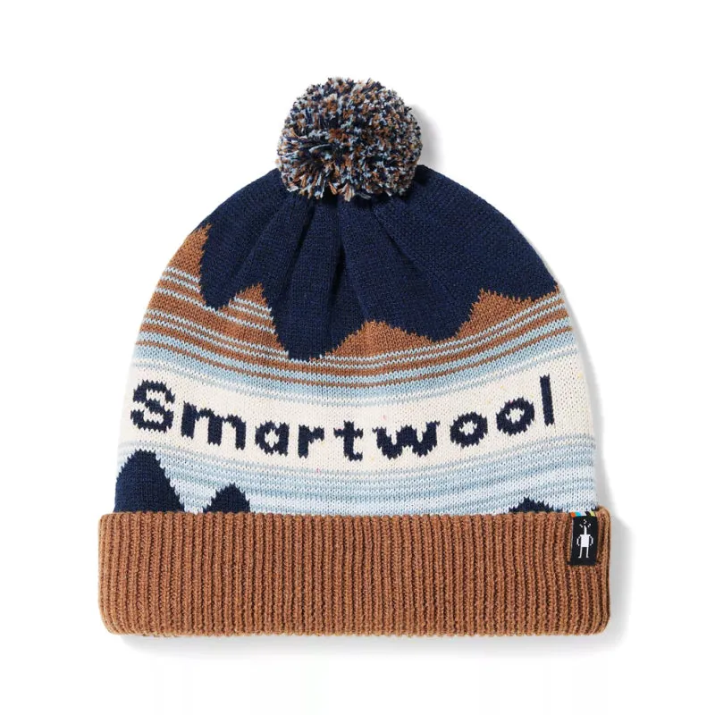 SmartWool Knit Winter Pattern POM Beanie