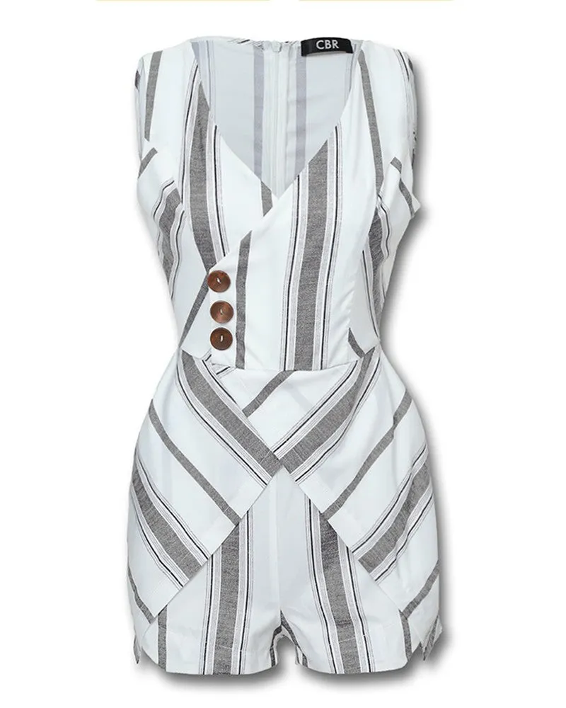 Spaghetti Strap Bowknot Design Romper