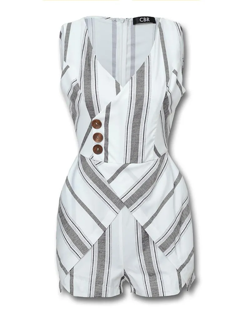 Spaghetti Strap Bowknot Design Romper