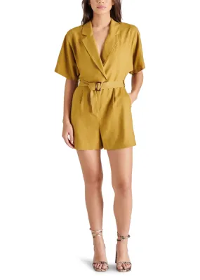 Steve Madden Honor Romper- Green Moss ***FINAL SALE***