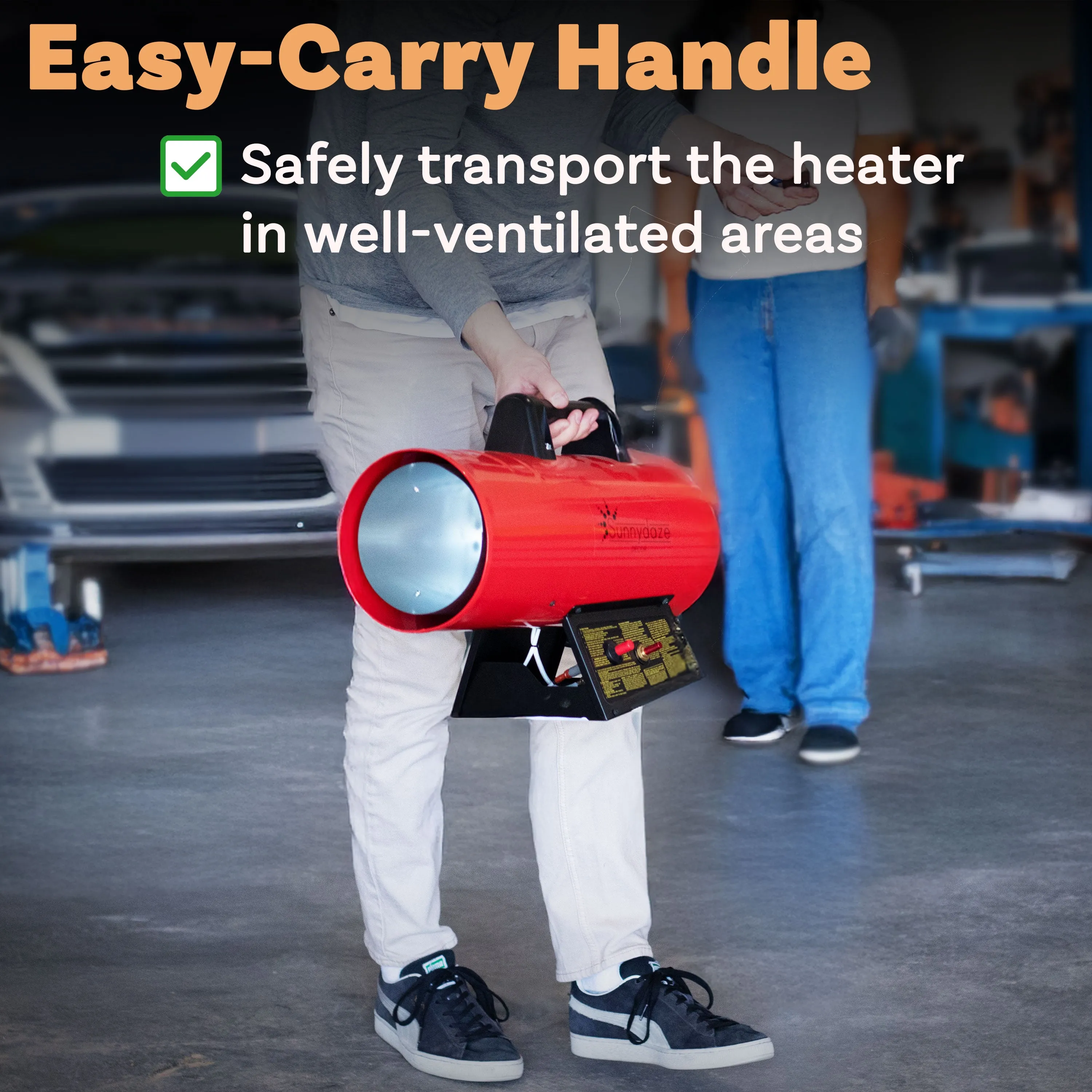Sunnydaze 40,000 BTU Forced Air Propane Heater