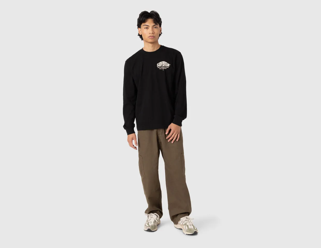 Supervsn Self Realization Long Sleeve T-shirt / Black