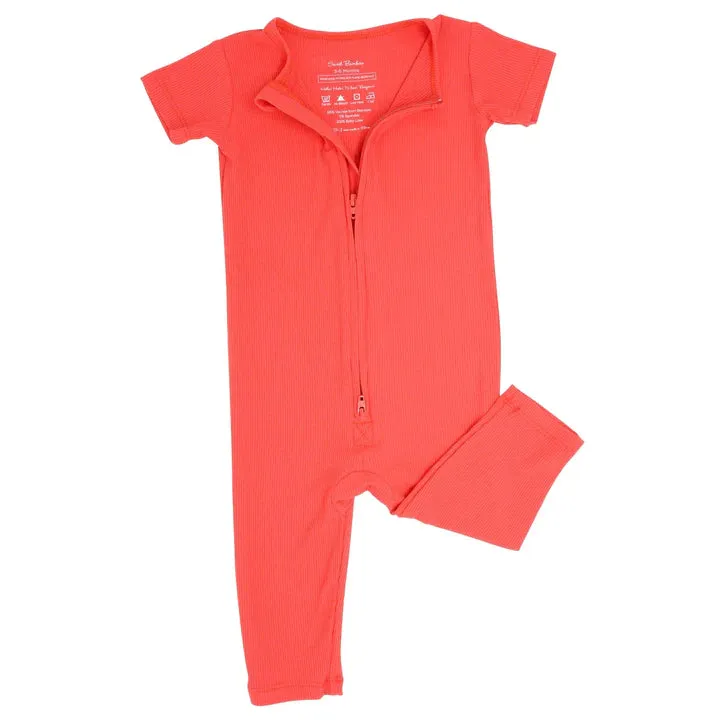 SWB Red Short Sleeve Romper