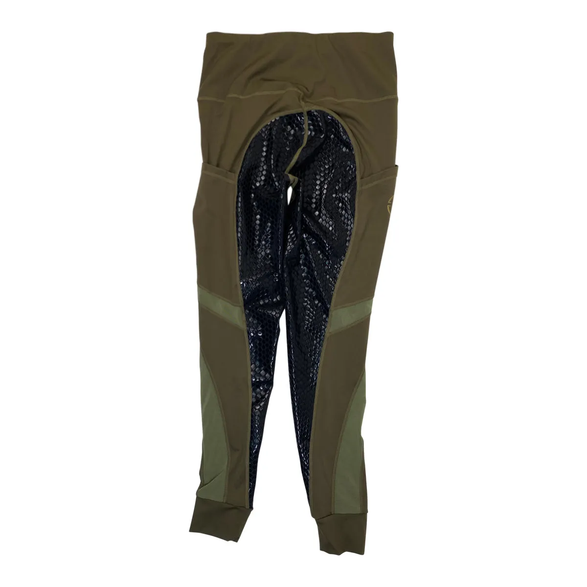 Sync Equestrian ' Olivia' Tights in Olive - Women's XS